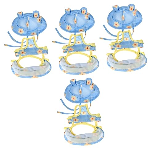 Supvox 4 Sets Hund Kleid Haustier Badeanzug Welpen Bekleidung Strand Tragen Atmungsaktive Material von Supvox