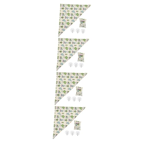 Supvox 4 Sets Segeltuch-Snack-hängematten Für Reptilien Hängematten Für Reptilien Lustiges Schaukelbett Für Eidechsen Und Geckos Leicht Zu Pflegen von Supvox