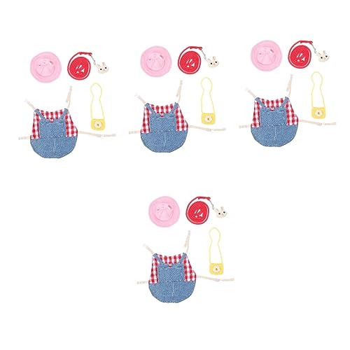 Supvox 4 Sets Kaninchen Kleidung Hosenträger Kleid Hasen Kleidung Mit Hut Kaninchen Und Frettchen Kleidung Kaninchengeschirr Mit Leine Kleintier Traktionsseil Kleintiere Supvox 4 Sets Kaninchen Kleidung Hosenträger Kleid Hasen Kleidung Mit Hut Kaninchen Und Frettchen Kleidung Kaninchengeschirr Mit Leine Kleintier Traktionsseil Kleintiere von Supvox