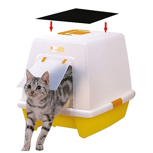 Supvox 4 Stück Aktivkohlefilter für Katzenstreu Geruchsneutralisierende Zubehörteile für Katzentoiletten Passend für Verschiedene Modelle Frische Luft von Supvox