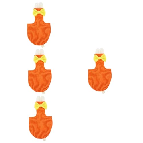 Supvox 4 Stück Fliegende Vogelwindeln vogelkostüm schützenvogel Futter für Vogelbekleidung Vogelwindel-Ton Kleider Langen Kegelschwanz einstellen Papagei Baumwolle von Supvox