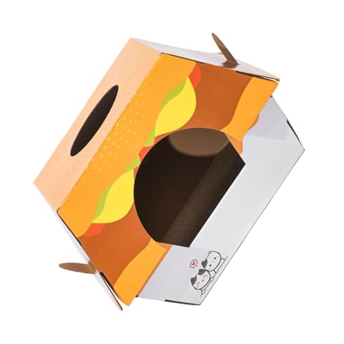 Supvox 4 Hamburger Katzennest Katzenkratzer an Wand Kratzbrett Katzenbett haustierbett Spielzeuge Katzenhaus Katzensachen schlafen greifen Kratzkiste für Katzen Supvox 4 Hamburger Katzennest Katzenkratzer an Wand Kratzbrett Katzenbett haustierbett Spielzeuge Katzenhaus Katzensachen schlafen greifen Kratzkiste für Katzen von Supvox