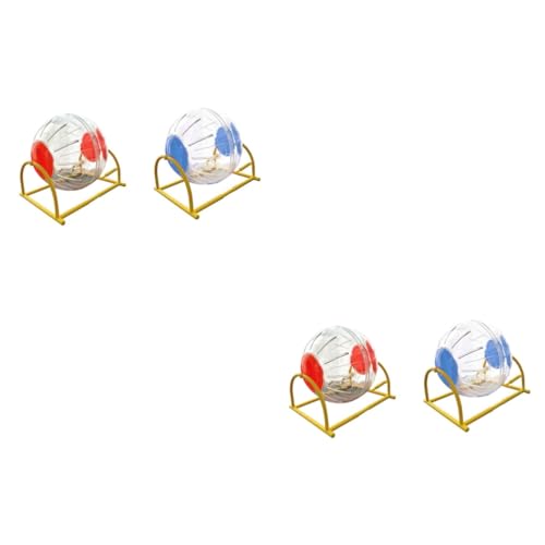 Supvox 4 Stück Hamster Halterung Laufrad Hamster Laufrad Ratte Laufrad Spielzeug Hamster Läuft 12 Zoll Hamsterrad Spielzeug Mit Laufrädern Igelrad Laufender Ball Neu p Hamsterbedarf von Supvox