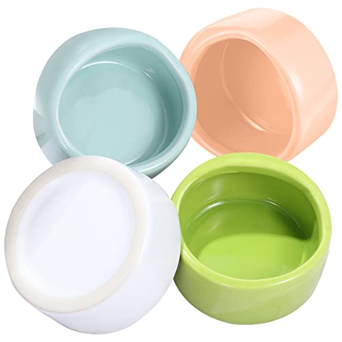 Supvox 4-teiliges Keramik-Futter- und Wassernäpfe für Kleintiere Hamster Leicht Zu Reinigen für Den Käfig Supvox 4-teiliges Keramik-Futter- und Wassernäpfe für Kleintiere Hamster Leicht Zu Reinigen für Den Käfig von Supvox