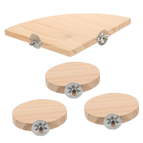 Supvox Zubehör Papagei Plattform Holz Vogel Spielzeug Haustier Papagei Spielen Bord von Supvox