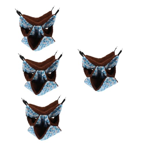 Supvox 4 Stücke Entzückende Haustier Schlafen Hängematte Plüsch Hängen Bett Für Hamster Guinea Schweine Ratten Warme Gemütliche Supvox 4 Stücke Entzückende Haustier Schlafen Hängematte Plüsch Hängen Bett Für Hamster Guinea Schweine Ratten Warme Gemütliche von Supvox