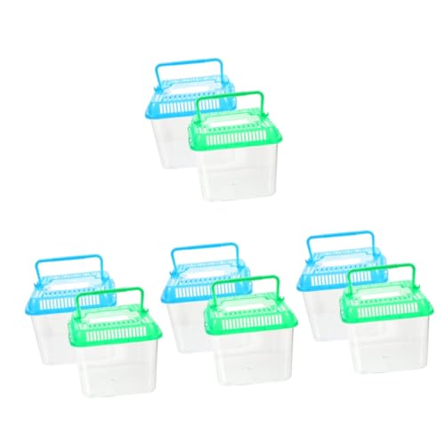 Supvox 4 Stück Haustierkiste Frosch-Panzer Reptilien glasbehälter Hamster käfig schildkröten Glasterrarium Zuchtbecken aus Kunststoff Kletternder Futterbehälter für Haustiere Plastik Supvox 4 Stück Haustierkiste Frosch-Panzer Reptilien glasbehälter Hamster käfig schildkröten Glasterrarium Zuchtbecken aus Kunststoff Kletternder Futterbehälter für Haustiere Plastik von Supvox