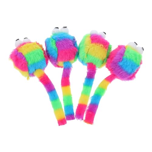 Supvox 4 Stück Interaktive Katzen Spielmäuse Plüschmäuse für Katzen Weiche und Bunte Kauspielzeuge zur Unterhaltung und Training von Kätzchen Langlebig und Sicher Supvox 4 Stück Interaktive Katzen Spielmäuse Plüschmäuse für Katzen Weiche und Bunte Kauspielzeuge zur Unterhaltung und Training von Kätzchen Langlebig und Sicher von Supvox