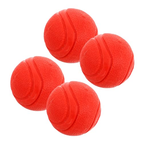 Supvox Haustierbälle mit Verbesserter Haltbarkeit 4er-Pack 5 cm Große Hundetennisbälle Zahnreinigung Sicher für Welpen und Katzen Supvox Haustierbälle mit Verbesserter Haltbarkeit 4er-Pack 5 cm Große Hundetennisbälle Zahnreinigung Sicher für Welpen und Katzen von Supvox