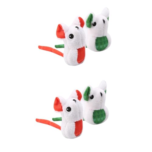 Supvox 4 Stück Katze Plüschmaus Spielzeug Katze Molar Spielzeug Beißspielzeug Für Haustiere Hündchenspielzeug Katzen-Teaser -plüsch Katzenspielzeug Modellieren Slee Supvox 4 Stück Katze Plüschmaus Spielzeug Katze Molar Spielzeug Beißspielzeug Für Haustiere Hündchenspielzeug Katzen-Teaser -plüsch Katzenspielzeug Modellieren Slee von Supvox