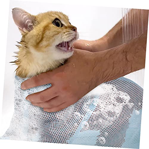 Supvox 4 Stück Katzen-Duschtasche Katzenwaschbeutel Katzenpflege-Netzbeutel Katzenpflegezubehör Katzen-Rückhaltetasche Badetasche zur Fesselung von Kätzchen Duschtasche für Katzen pp Supvox 4 Stück Katzen-Duschtasche Katzenwaschbeutel Katzenpflege-Netzbeutel Katzenpflegezubehör Katzen-Rückhaltetasche Badetasche zur Fesselung von Kätzchen Duschtasche für Katzen pp von Supvox