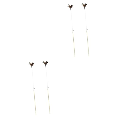 Supvox 4stücke Katzenangel Spielzeug Mit Glocke Interaktives Federspielzeug Für Katzen Leicht Und Tragbar Für Aktives Spielen Und Stressabbau Für Kätzchen Und Erwachsene Katzen Supvox 4stücke Katzenangel Spielzeug Mit Glocke Interaktives Federspielzeug Für Katzen Leicht Und Tragbar Für Aktives Spielen Und Stressabbau Für Kätzchen Und Erwachsene Katzen von Supvox