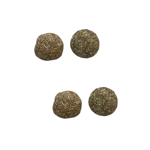 Supvox 4 Stück Katzenminze-Ball Katzenminze Spielzeug für Katzen cat Toys Spielzeuge Katze behandelt Spielzeug für Haustiere Kauspielzeug für Katzen Backenzahn Katzenminze Bälle Snack von Supvox