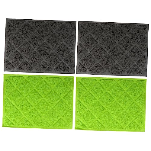 Supvox 4 Stück Katzenstreu Matte Schale für Katzennapf Silikonschale Katzenstreumatte fußbodenschutzmatte Welpe Haustier Katze Tischset Futterunterlage für Katzen füttern Hündchen Tür PVC Supvox 4 Stück Katzenstreu Matte Schale für Katzennapf Silikonschale Katzenstreumatte fußbodenschutzmatte Welpe Haustier Katze Tischset Futterunterlage für Katzen füttern Hündchen Tür PVC von Supvox