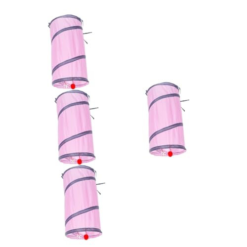 Supvox 4 Stück Tunnelspielzeug für Katzen katzenspielzeug katzentunnel Hundetunnel kleines hundespielzeug Aber Outdoor-Spielset Haustiertunnel Katze spielt Tunnel Hase abspielen Gang Rosa Supvox 4 Stück Tunnelspielzeug für Katzen katzenspielzeug katzentunnel Hundetunnel kleines hundespielzeug Aber Outdoor-Spielset Haustiertunnel Katze spielt Tunnel Hase abspielen Gang Rosa von Supvox