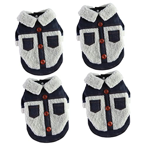 Supvox 4 Stück Kleidung Für Haustiere Hundeweste Warmes Winter-hundekostü Welpen Mantel Jacke Hundemäntel Für Mittelgroße Hunde Warmes Winterhundeoutfit Hund Wintermantel Beige Polyester Supvox 4 Stück Kleidung Für Haustiere Hundeweste Warmes Winter-hundekostü Welpen Mantel Jacke Hundemäntel Für Mittelgroße Hunde Warmes Winterhundeoutfit Hund Wintermantel Beige Polyester von Supvox