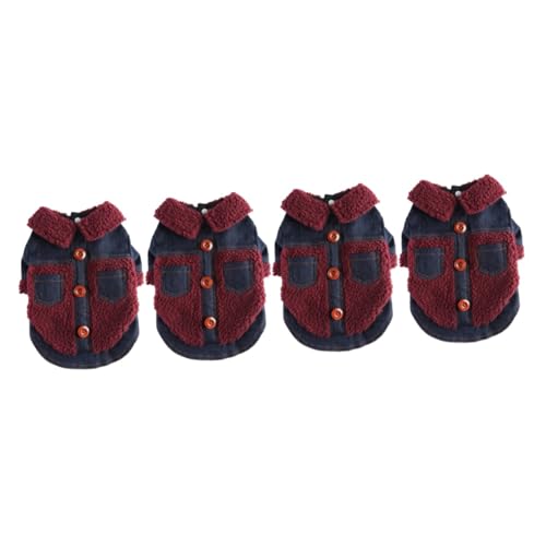 Supvox 4 Stück Kleidung für Haustiere Dekorationszubehör für Haustiere Abriebfeste Hundejacke winterhundemantel hundewintermantel hundeleine große Hunde Winterjacke für Welpen Polyester Supvox 4 Stück Kleidung für Haustiere Dekorationszubehör für Haustiere Abriebfeste Hundejacke winterhundemantel hundewintermantel hundeleine große Hunde Winterjacke für Welpen Polyester von Supvox