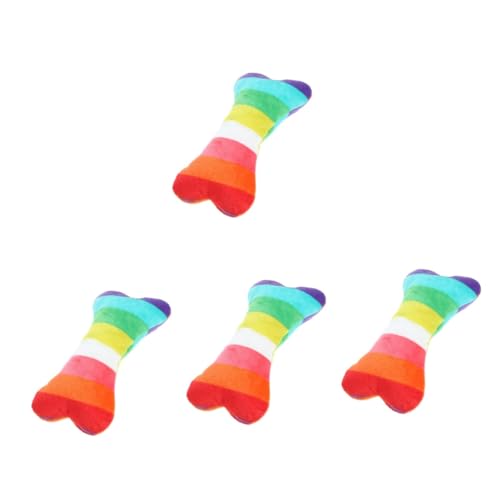 Supvox 4stücke Plüsch Kauknochen Für Hunde Robust Quietschend Farbenfroh Für Spiel Und Zahnpflege Geeignet Für Große Und Aggressive Kauer Haustier Spielzeug Für Welpen Supvox 4stücke Plüsch Kauknochen Für Hunde Robust Quietschend Farbenfroh Für Spiel Und Zahnpflege Geeignet Für Große Und Aggressive Kauer Haustier Spielzeug Für Welpen von Supvox