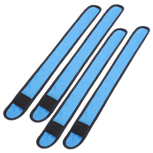 Supvox 4 Stück LED Pferdebeingurte Teiliges Verstellbar mit Hellen LED Leuchtstreifen Hohe Sichtbarkeit für Sicheres Reiten Langlebig und Komfortabel Geeignet für Verschiedene von Supvox