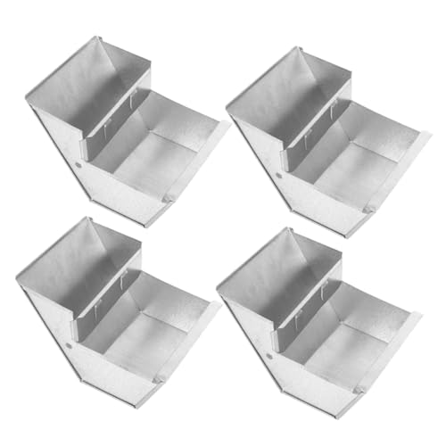 Supvox 4 Stück Metall Futterbox für Kaninchen Robust Knabber Futterspender mit Großer Kapazität für Innen Außen Kaninchenstall und Kleintierhaltung Supvox 4 Stück Metall Futterbox für Kaninchen Robust Knabber Futterspender mit Großer Kapazität für Innen Außen Kaninchenstall und Kleintierhaltung von Supvox