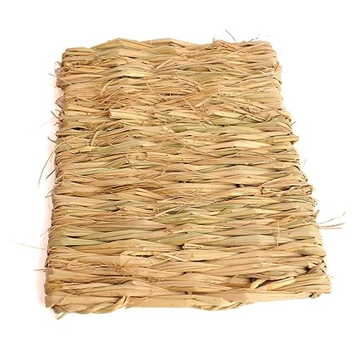 Supvox Umweltfreundliche Gewebte Grasmatte Strohmatten für Hamster-meerschweinchennester Atmungsaktive Trockengrasmatten Supvox Umweltfreundliche Gewebte Grasmatte Strohmatten für Hamster-meerschweinchennester Atmungsaktive Trockengrasmatten von Supvox