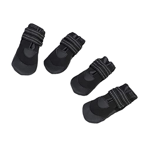 Supvox 4 Stück Haustier Regenstiefel Hund Welpe - Regen Schneeschuhe Bonbonfarben PVC Material Größe 3 von Supvox