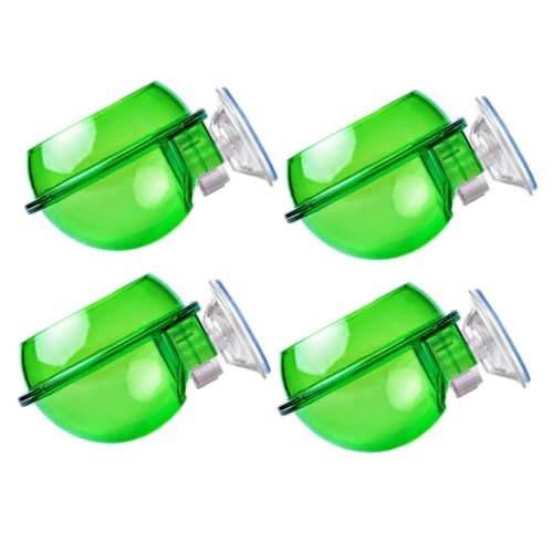 Supvox 4 Stück Reptilien Futternapf mit Saugnapf Anti Flucht Reptilien Wassernapf für Bartagamen Geckos und Eidechsen Langlebige Futter Wasserschale mit Glatter Oberfläche für von Supvox