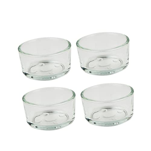 Supvox Multifunktionaler Futternapf Für Reptilien Aus Glas 4er-Set – Ideal Für Haustiere Wie Eidechsen Schildkröten Und Grillen – Nicht von Supvox