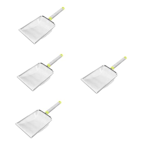 Supvox 4 Stück Schaufel für Katzenstreu Sandsubstratschaufel Sandsieb Katzenstreufänger Katzenklo Reiniger katzentoiletten Haustier Abfallschaufel aus Metall Katzenbedarf Rostfreier Stahl Supvox 4 Stück Schaufel für Katzenstreu Sandsubstratschaufel Sandsieb Katzenstreufänger Katzenklo Reiniger katzentoiletten Haustier Abfallschaufel aus Metall Katzenbedarf Rostfreier Stahl von Supvox