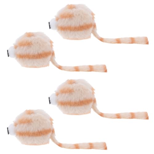 Supvox 4 Stück Simulierte Plüschmaus Mäuse Für Katzen Katzenspielzeug Mäuse Plüschtier in Form Einer Interaktives Katzenspielzeug Kätzchen Spielzeugmaus Für Haustiere Supvox 4 Stück Simulierte Plüschmaus Mäuse Für Katzen Katzenspielzeug Mäuse Plüschtier in Form Einer Interaktives Katzenspielzeug Kätzchen Spielzeugmaus Für Haustiere von Supvox
