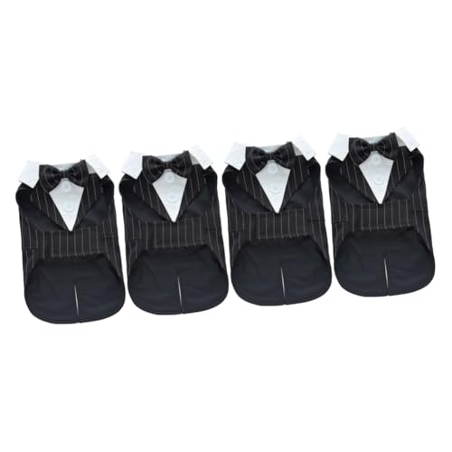 Supvox 4-teiliger Hundeanzug Haustierkleidung Für Hunde Welpen Formeller Hochzeitsanzug Stilvoller Haustieranzug Supvox 4-teiliger Hundeanzug Haustierkleidung Für Hunde Welpen Formeller Hochzeitsanzug Stilvoller Haustieranzug von Supvox