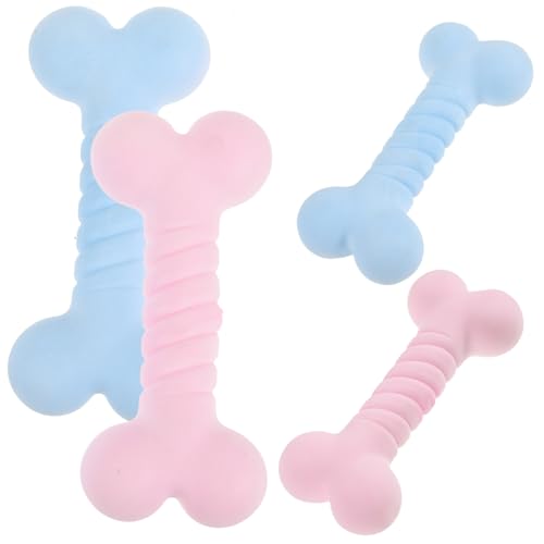 Supvox 4 Stück Teiliges Interaktives Hundespielzeug aus TPR Gummi Kaustabiler Zahnpflege Kauknochen für Welpen und Kleine Hunde Beißfestes zur Plaque und Zahnsteinreduktion Farblich Supvox 4 Stück Teiliges Interaktives Hundespielzeug aus TPR Gummi Kaustabiler Zahnpflege Kauknochen für Welpen und Kleine Hunde Beißfestes zur Plaque und Zahnsteinreduktion Farblich von Supvox