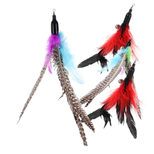 Supvox 4 Stück Teiliges Katzenspielzeug Ersatzfedern Interaktive Plume Aufsätze für Indoor Katzen Austauschbare Katzenangel Federn Langlebiges Zubehör für Kätzchen Einfache Supvox 4 Stück Teiliges Katzenspielzeug Ersatzfedern Interaktive Plume Aufsätze für Indoor Katzen Austauschbare Katzenangel Federn Langlebiges Zubehör für Kätzchen Einfache von Supvox