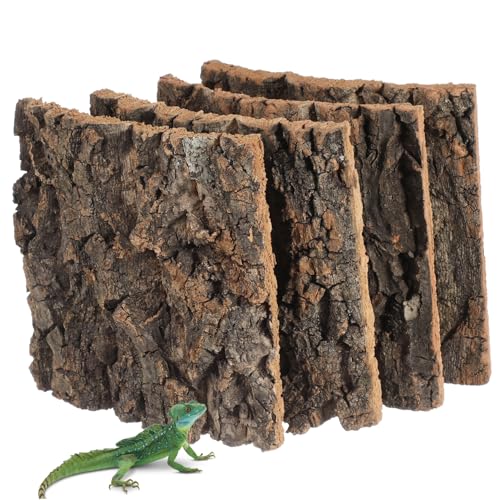 Supvox 4 Stück Teiliges Korkrinden für Aquariumdekoration Natürliche Terrarium Rückwand Langlebig und Wasserfest Vielseitig für Gecko Frosch Bartagame Geeignet Supvox 4 Stück Teiliges Korkrinden für Aquariumdekoration Natürliche Terrarium Rückwand Langlebig und Wasserfest Vielseitig für Gecko Frosch Bartagame Geeignet von Supvox