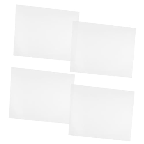 Supvox 4 Stück Transparente Katzentoiletten Abdeckung für Offene Schalen Verstärkt und Langlebig Schützt Urinspritzern und Sorgt für Sauberkeit von Supvox