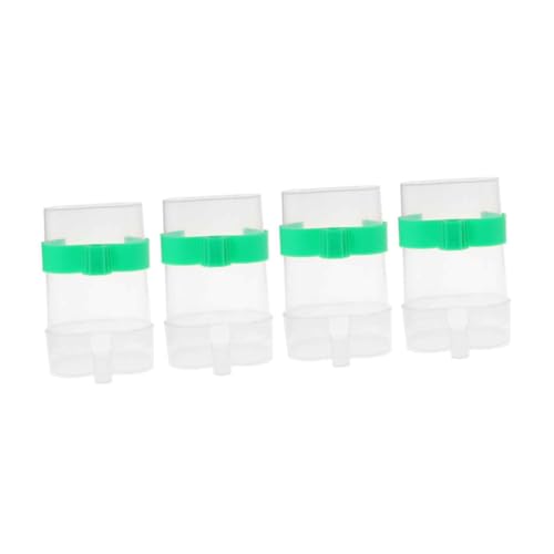 Supvox Stabiler Sittich-futterspender Aus Kunststoff für Den Käfig 4-teilig Vogel-wasserhalter Supvox Stabiler Sittich-futterspender Aus Kunststoff für Den Käfig 4-teilig Vogel-wasserhalter von Supvox