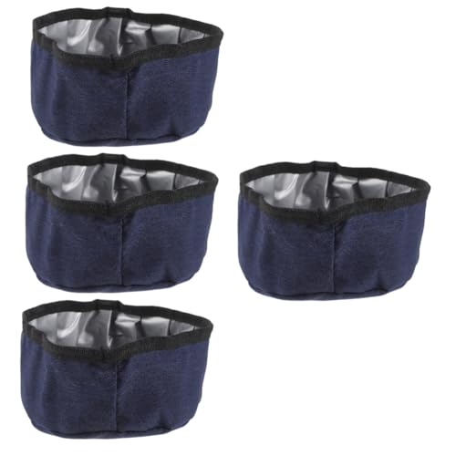 Supvox 4 Stück Zusammenklappbarer Haustiernapf Welpe Leckerlibeutel Für Das Hundetraining Futternapf Für Haustiere Futternapf Für Katzen Klein Reisen Tragbar Oxford-Stoff Tragetasche Supvox 4 Stück Zusammenklappbarer Haustiernapf Welpe Leckerlibeutel Für Das Hundetraining Futternapf Für Haustiere Futternapf Für Katzen Klein Reisen Tragbar Oxford-Stoff Tragetasche von Supvox