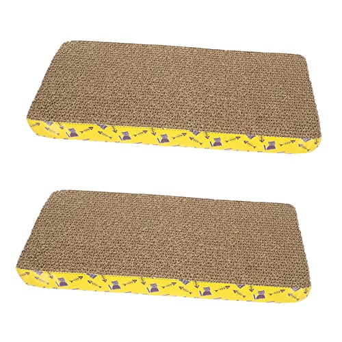 Supvox 2sets Katze Schleifen Spielzeug Robuste Pet Kratzen Bord Komfortable Indoor Scratch Spielzeug 2 Stücke * 2 von Supvox