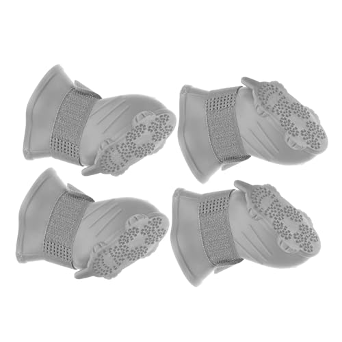 Supvox 4stücke Teilige wasserdichte Hundeschuhe Aus Gummi rutschfeste Regenstiefel Für Haustiere Bequemer Pfotenschutz Für Kleine Und Mittelgroße Hunde Outdoor-regenbekleidung Für von Supvox