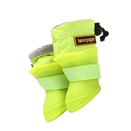 Supvox 4 Stück wasserdichte Regenstiefel für Haustiere rutschfeste Regenschuhe Hundeschuhe hunderegenmantel Regenjacken für Hunde Haustierschuhe Haustier Stiefel wasserfeste Schuhe von Supvox