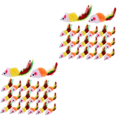 Supvox 40 STK Fellrasselnde Mäuse Katze Flauschig Gefüllt Plüschtier Plüsch-mäuse-Spielzeug Flauschige Kuscheltiere Pelzige Mäuse Spielzeug -plüsch Neugierig Haustier Feder Supvox 40 STK Fellrasselnde Mäuse Katze Flauschig Gefüllt Plüschtier Plüsch-mäuse-Spielzeug Flauschige Kuscheltiere Pelzige Mäuse Spielzeug -plüsch Neugierig Haustier Feder von Supvox