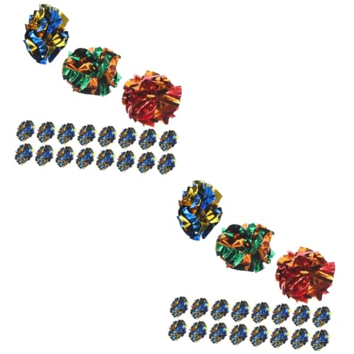 Supvox 40stücke Crinkle Bälle Für Katzen Lustige Schimmernde Metallbälle Leichtem Material Und Kratzen Fördert Die Geistige Und Körperliche Supvox 40stücke Crinkle Bälle Für Katzen Lustige Schimmernde Metallbälle Leichtem Material Und Kratzen Fördert Die Geistige Und Körperliche von Supvox