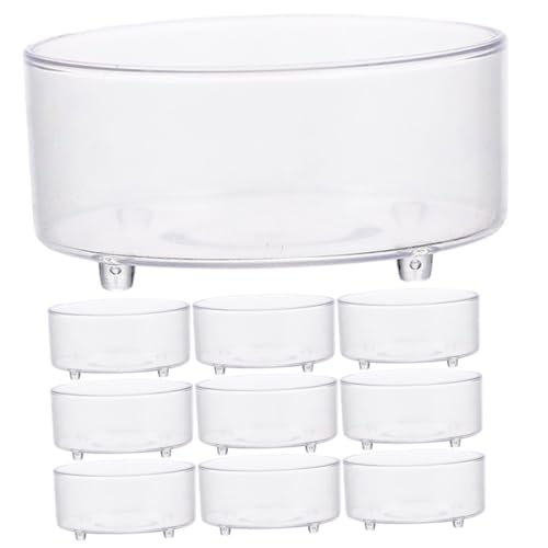 Supvox 40 STK Wassernapf für Terrarien Reptilienfutterbehälter Geckofutterbehälter Reptilienfutterstation dekorative Reptilienschale Reptilien-Wassernapf Wasserschale Futternapf Acryl Supvox 40 STK Wassernapf für Terrarien Reptilienfutterbehälter Geckofutterbehälter Reptilienfutterstation dekorative Reptilienschale Reptilien-Wassernapf Wasserschale Futternapf Acryl von Supvox
