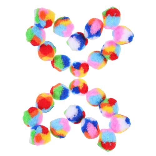Supvox 40stücke Teiliges Bunter Interaktiver Katzenspielzeuge Weiche Leise Spielbälle Bewegung Und Neugier Für Katzen Und Kätzchen Für Indoor-Spiel Und Training von Supvox