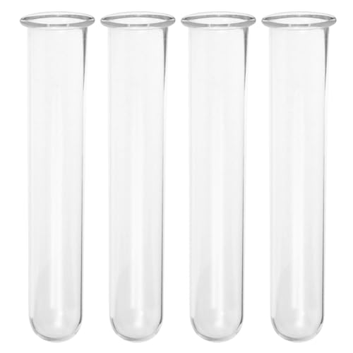 Supvox 4er-Set Glas-Reagenzgläser für Pflanzenvermehrung, Hydrokultur-Vasen, Wandmontierte dekorative Terrarienpflanzgefäße, transparent, 18 x 3 cm Supvox 4er-Set Glas-Reagenzgläser für Pflanzenvermehrung, Hydrokultur-Vasen, Wandmontierte dekorative Terrarienpflanzgefäße, transparent, 18 x 3 cm von Supvox