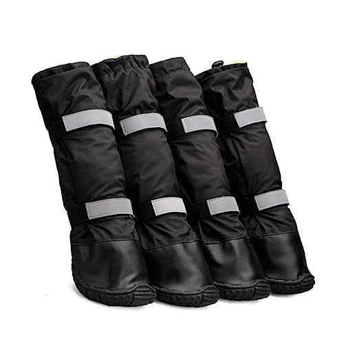 Supvox 4-teilige Hundeschuhe Regenstiefel Für Hunde Pfotenschutzstiefel Größe Xs Für Welpen Und Hunde von Supvox