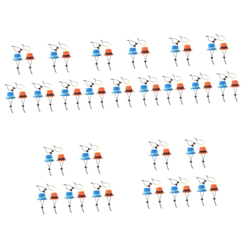 Supvox 5 Sets Entzückende Hamsterhüte Tierfliegen-Set Haustierdekorationen Für Haustiere Einfach Anzuziehen Stilvoller Look von Supvox