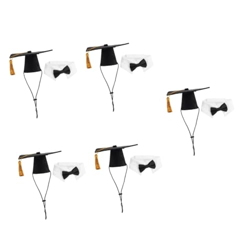 Supvox 5 Sätze Hut für Tierärzte Mini-Abschlusskappe Abschlusskappe für Welpen Hundekleidung für Abschlussfeiern Hundehalsband mit Schleife Hüte formelle Kleidung Haustierkostümzubehör Supvox 5 Sätze Hut für Tierärzte Mini-Abschlusskappe Abschlusskappe für Welpen Hundekleidung für Abschlussfeiern Hundehalsband mit Schleife Hüte formelle Kleidung Haustierkostümzubehör von Supvox