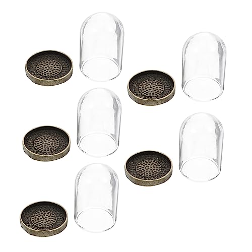 Supvox 5 Sätze Terrarium Abdeckung mit Tablett Mehrzweck Micro Landscape Dome für DIY Landschaftsdekoration Dekoratives Gewächshaus für Zimmer Büro Supvox 5 Sätze Terrarium Abdeckung mit Tablett Mehrzweck Micro Landscape Dome für DIY Landschaftsdekoration Dekoratives Gewächshaus für Zimmer Büro von Supvox
