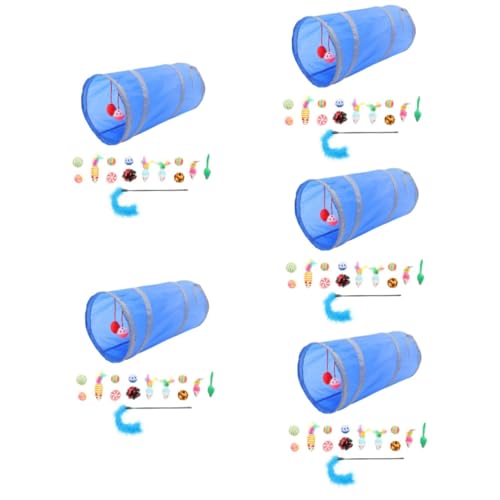 Supvox 5 Sets Interaktives Katzentunnel-Set Spielzeug Plüsch Necken Für Katzen Und Spielkätzchen Supvox 5 Sets Interaktives Katzentunnel-Set Spielzeug Plüsch Necken Für Katzen Und Spielkätzchen von Supvox